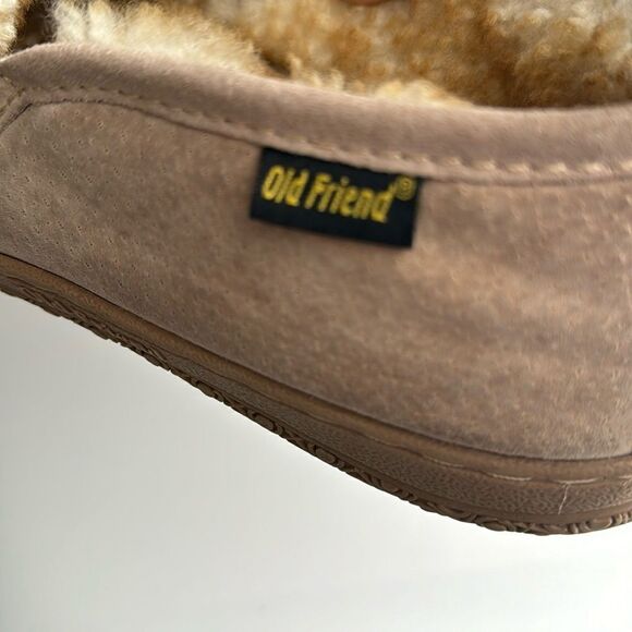 OLD FRIEND ROMEO SLIPPERS. CHESTNUT STONY. - Picture 4 of 8